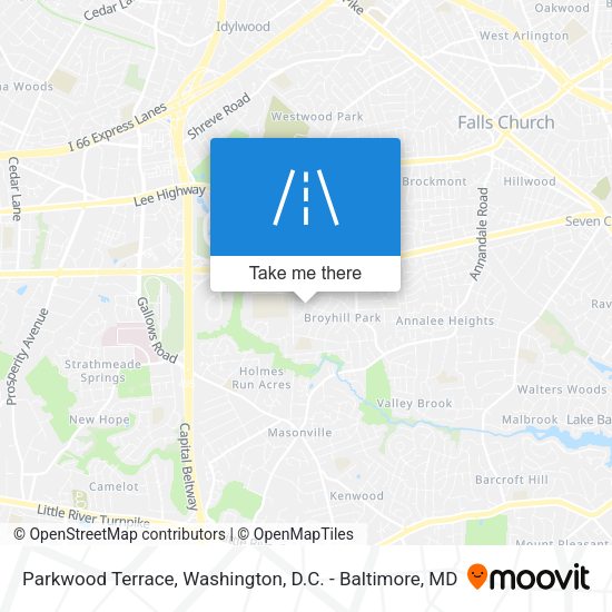 Parkwood Terrace map