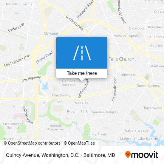 Quincy Avenue map