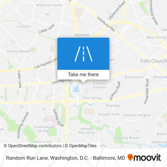 Random Run Lane map