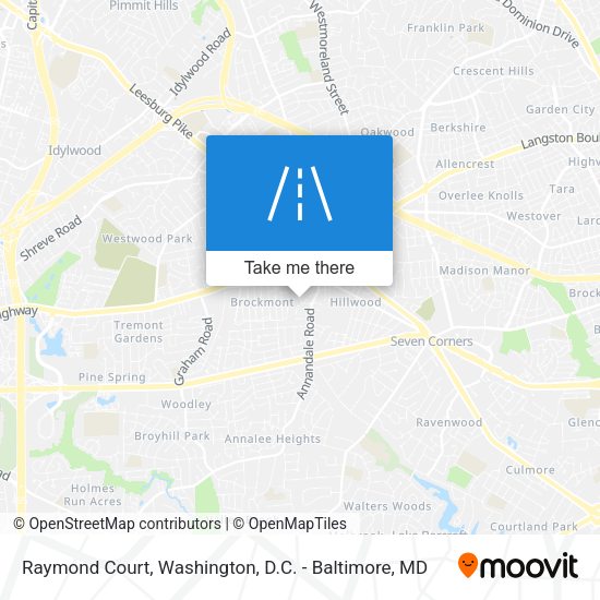Raymond Court map
