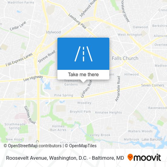Mapa de Roosevelt Avenue