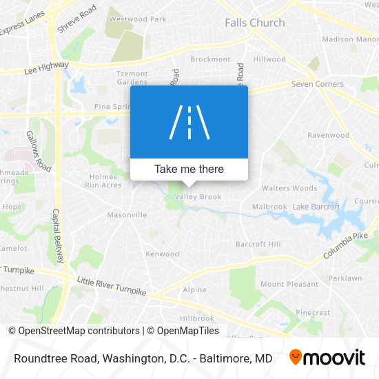 Roundtree Road map
