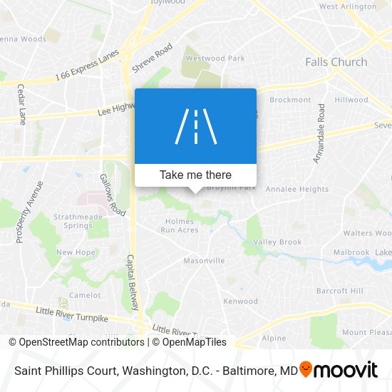 Mapa de Saint Phillips Court