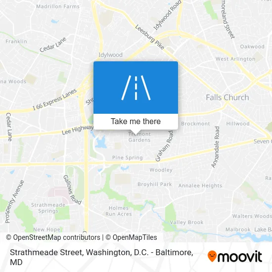 Strathmeade Street map