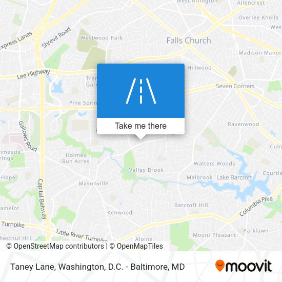 Mapa de Taney Lane