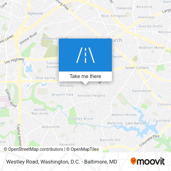 Westley Road map