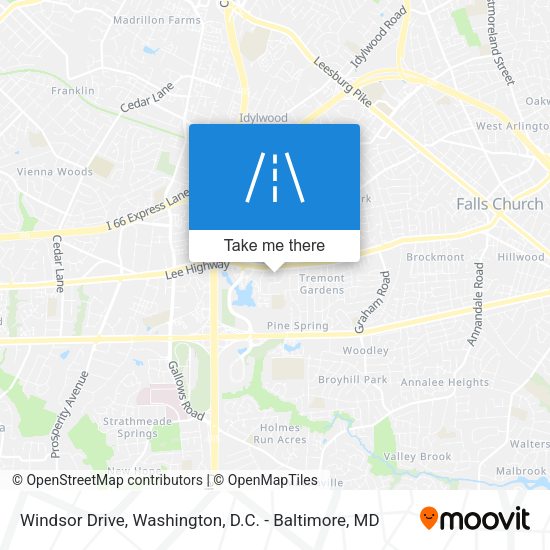 Mapa de Windsor Drive