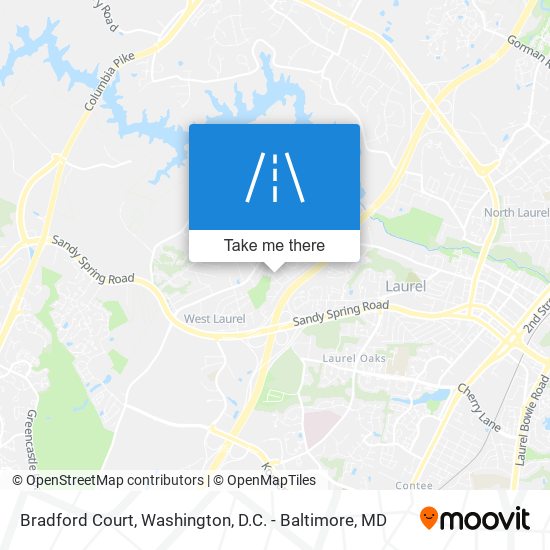 Mapa de Bradford Court