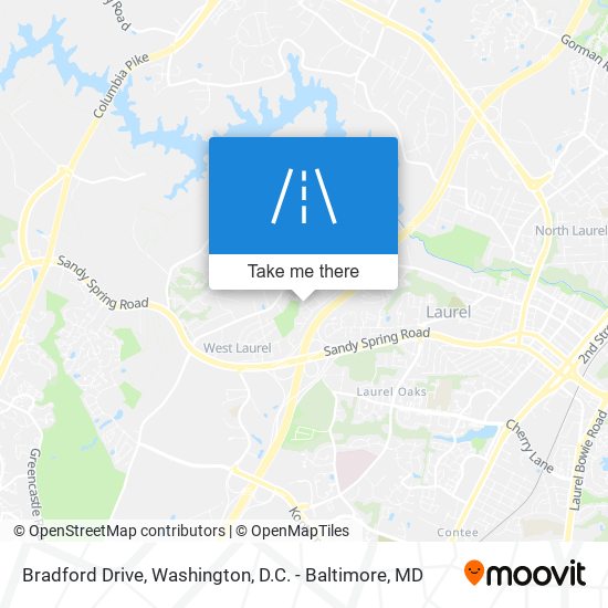 Mapa de Bradford Drive