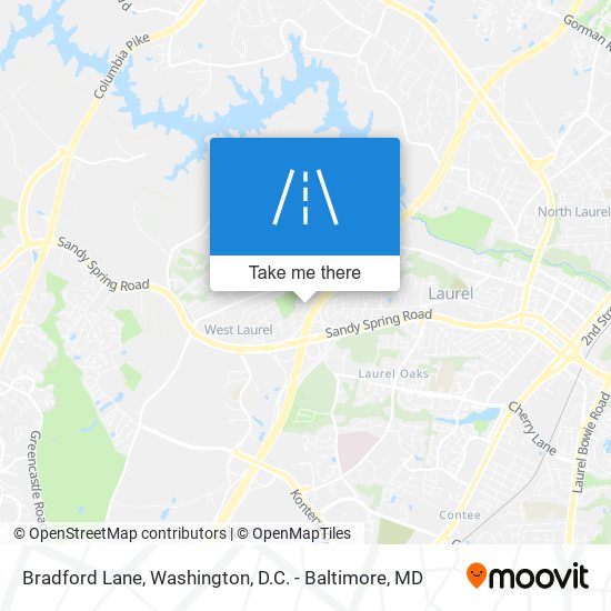 Mapa de Bradford Lane