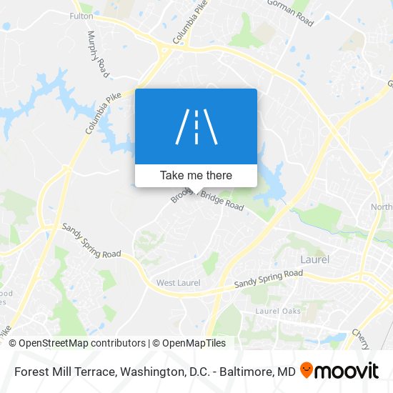 Mapa de Forest Mill Terrace