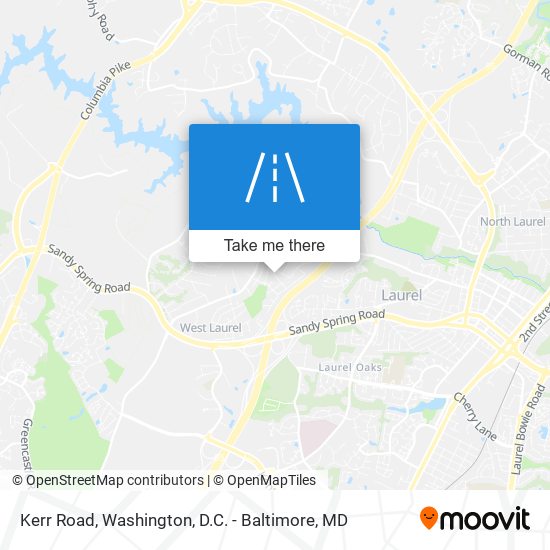 Mapa de Kerr Road