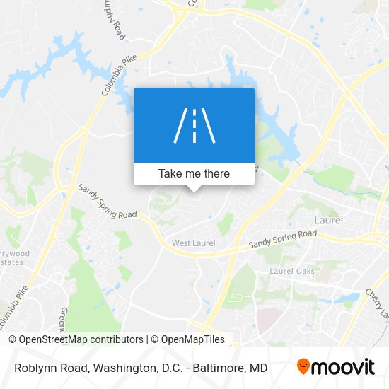 Roblynn Road map