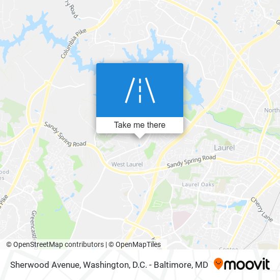 Sherwood Avenue map