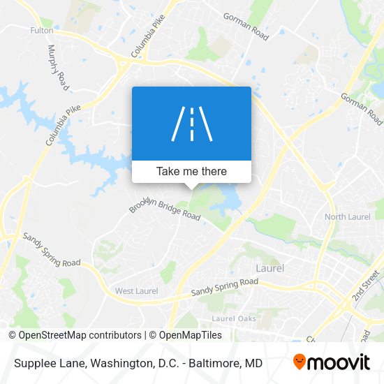 Supplee Lane map