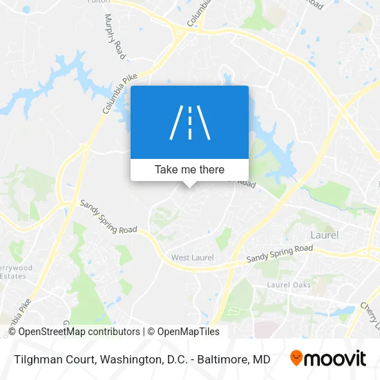 Tilghman Court map
