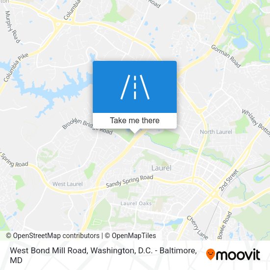 Mapa de West Bond Mill Road