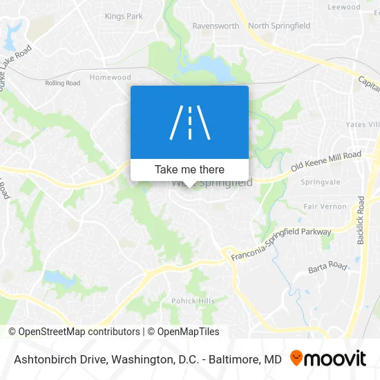 Ashtonbirch Drive map