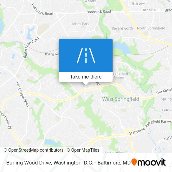 Mapa de Burling Wood Drive