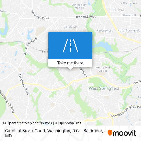 Cardinal Brook Court map