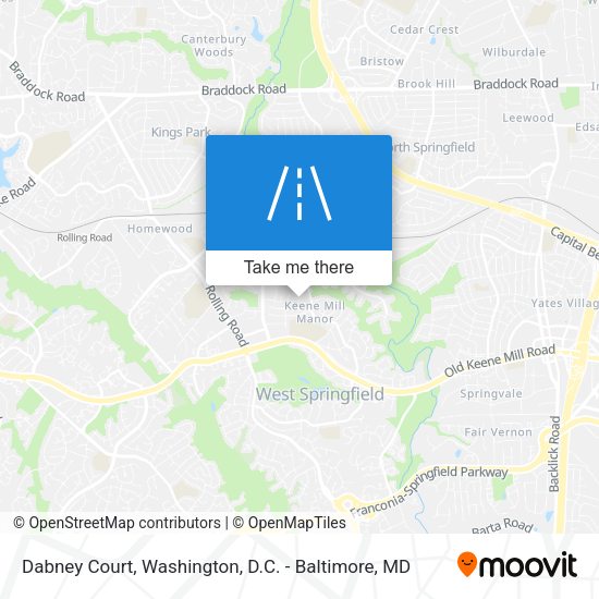 Dabney Court map