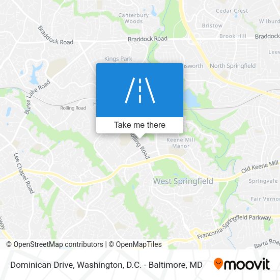 Dominican Drive map