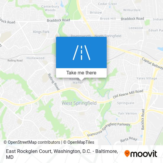 East Rockglen Court map