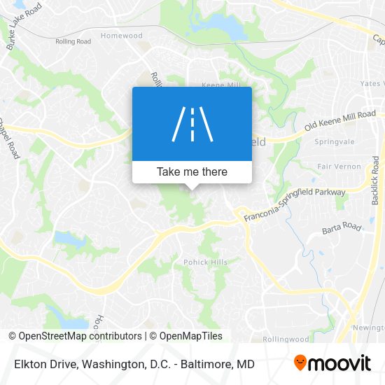 Elkton Drive map