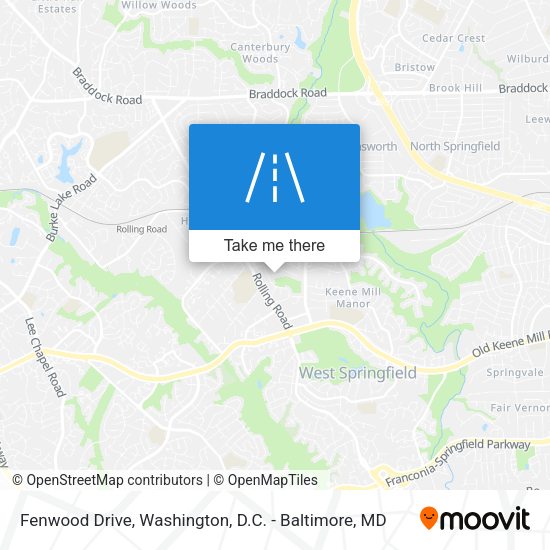 Fenwood Drive map