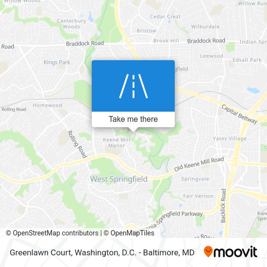 Greenlawn Court map