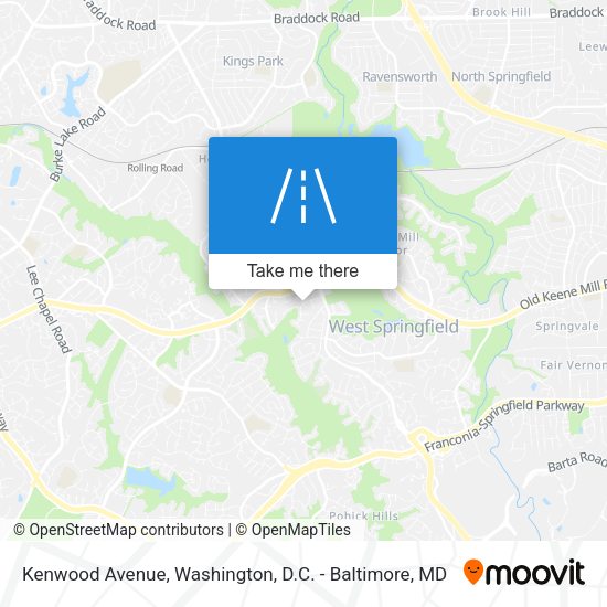 Kenwood Avenue map