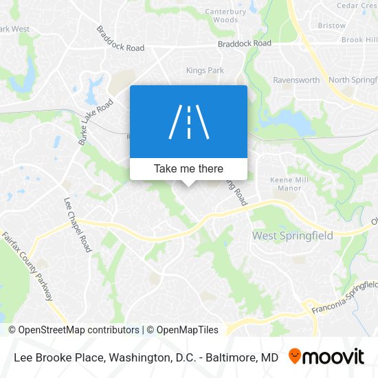 Lee Brooke Place map