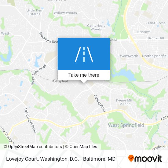 Lovejoy Court map