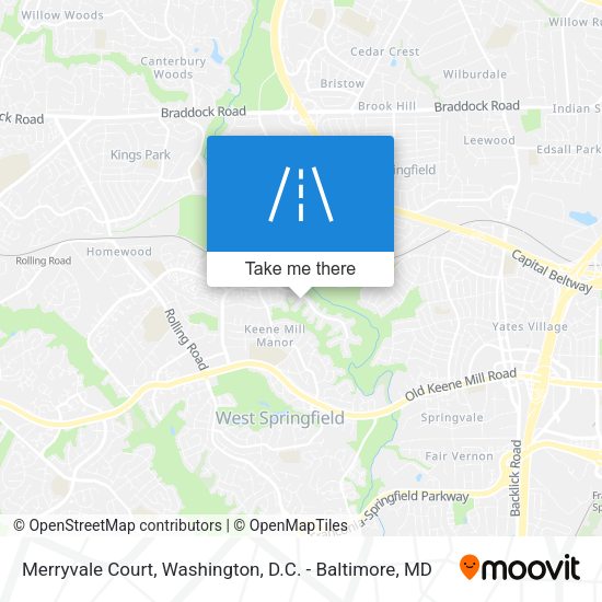 Merryvale Court map