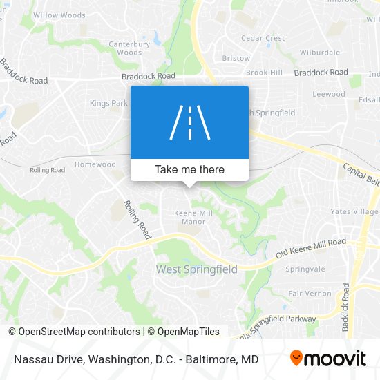 Nassau Drive map