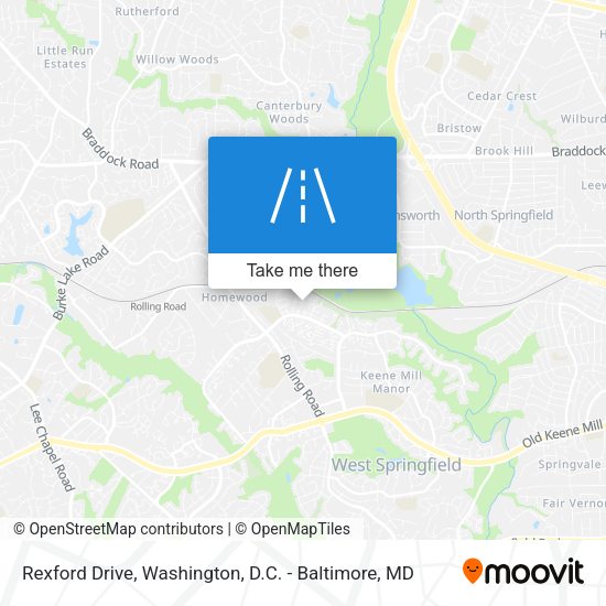 Rexford Drive map