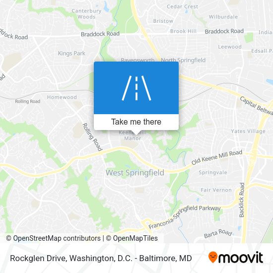Rockglen Drive map