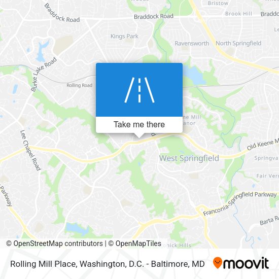 Mapa de Rolling Mill Place