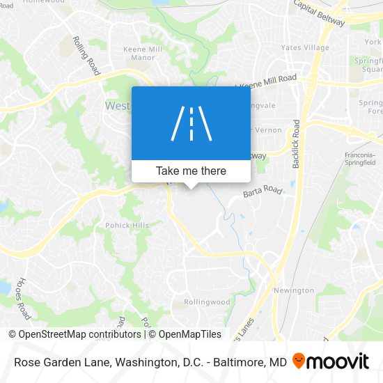 Mapa de Rose Garden Lane