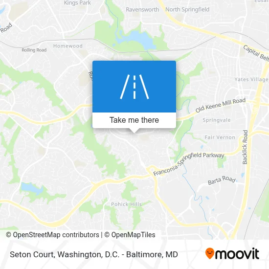 Seton Court map
