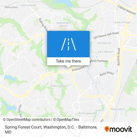 Spring Forest Court map