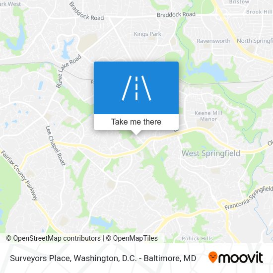 Surveyors Place map