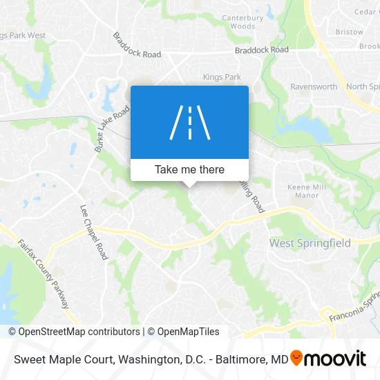 Sweet Maple Court map