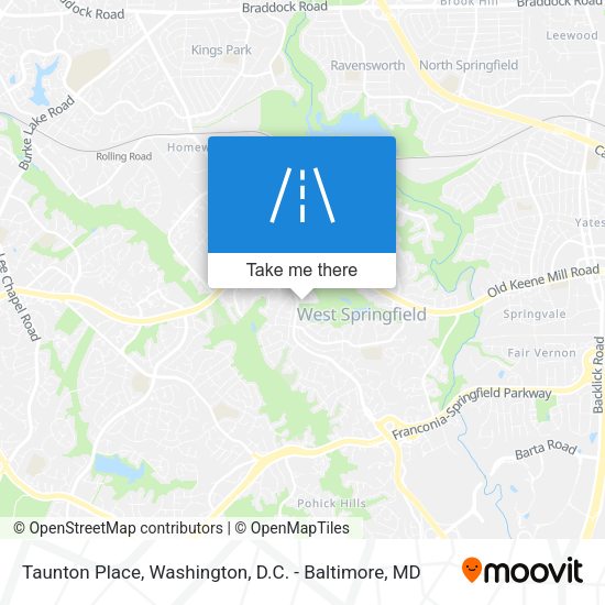 Taunton Place map