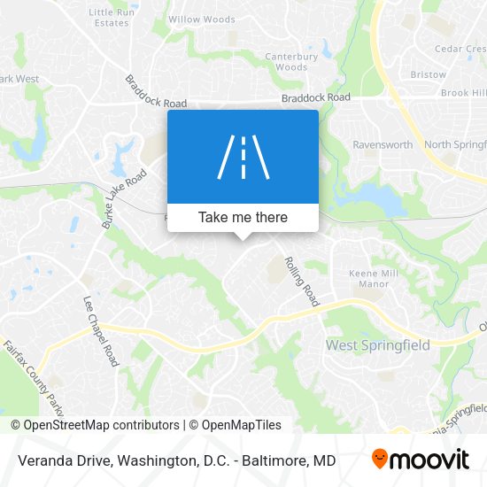 Veranda Drive map