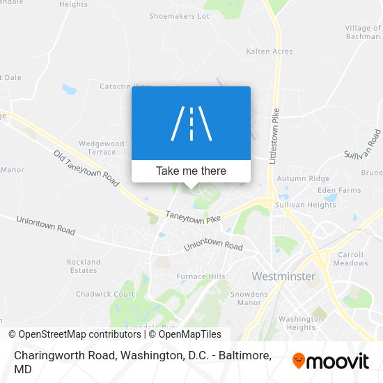 Charingworth Road map