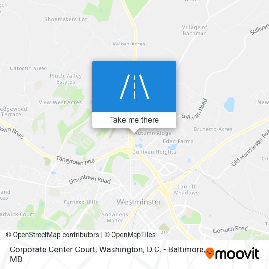 Mapa de Corporate Center Court