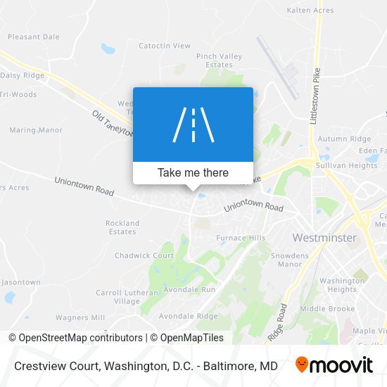 Crestview Court map