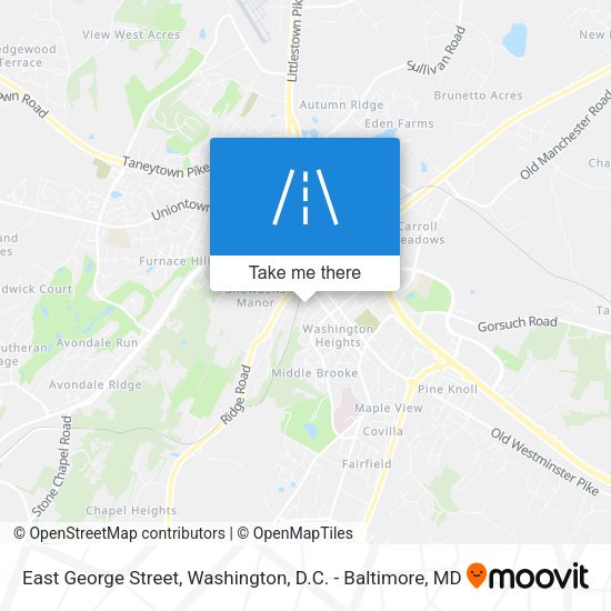 East George Street map