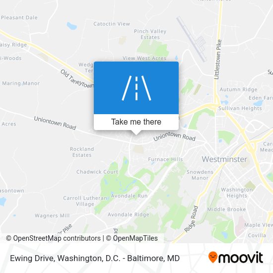 Mapa de Ewing Drive